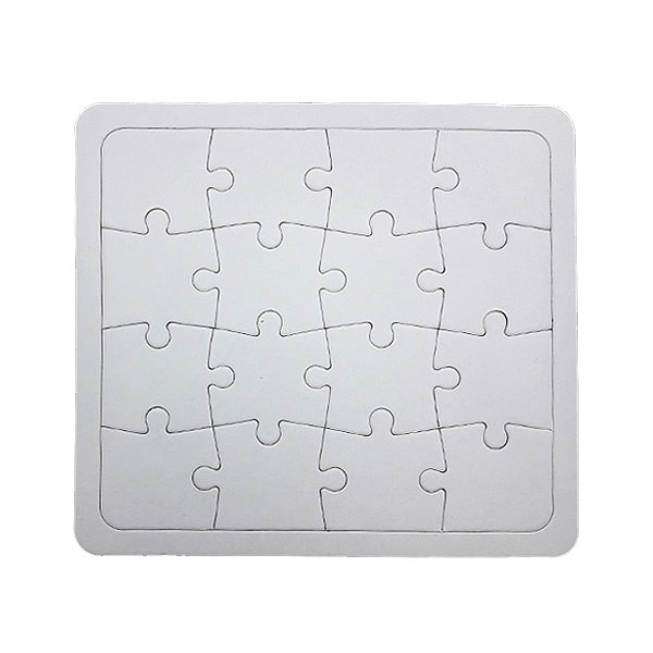 (재미스쿨) 종이퍼즐 사각 16조각 그리기 퍼즐 조각퍼즐