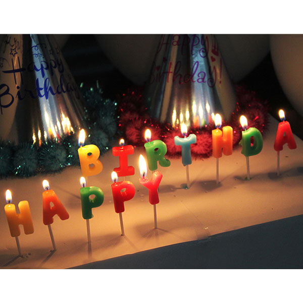 (네오텍스) 생일초 Happy birthday 1세트 알파벳초 이벤트 용품 파티