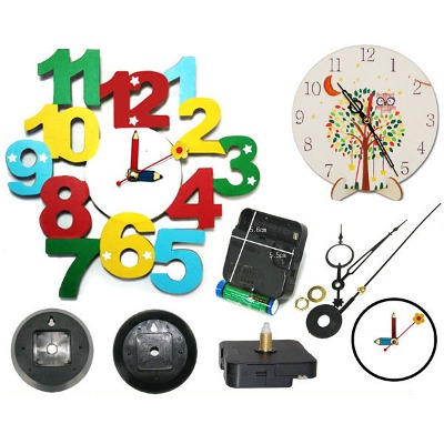 (재미스쿨) 시계만들기 재료모음 시계판 시분침 무브먼트 DIY세트
