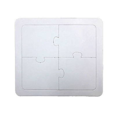 (재미스쿨) 종이퍼즐 사각 4조각 그리기 퍼즐 조각퍼즐