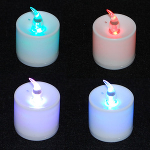 미니촛불/무지개.1개 /케익촛불/티라이트/양초/LED