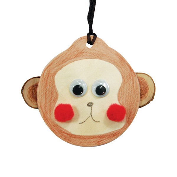 (유니아트) DIY 297 원숭이 목걸이만들기 1인용 만들기세트