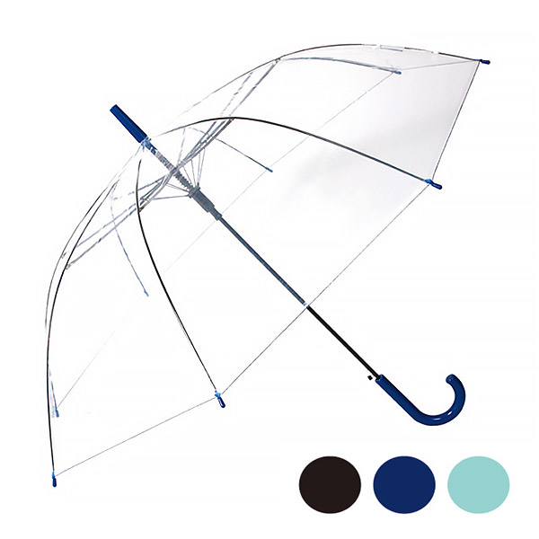 (모닝글로리) 60라인 POE 장우산 1개(랜덤) 투명우산