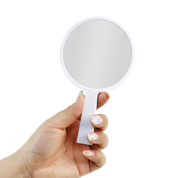 (MKS) PVC 손잡이 거울 40개입(1갑) 그리기거울