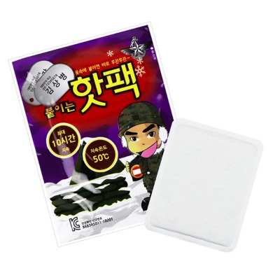 신광사 김상병 붙이는 핫팩 1개 휴대용 군인 핫팩 가성용 핫팩