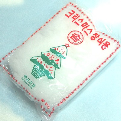 (교재) 크리스마스 트리솜 1봉 장식솜 구름솜 츄리솜