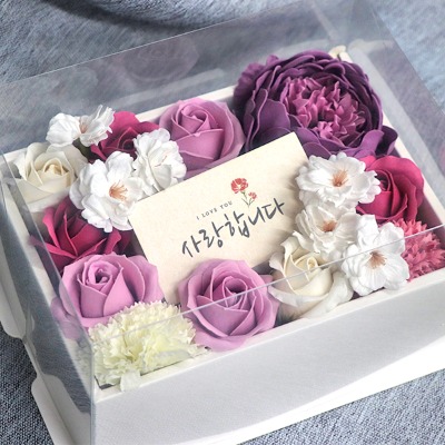 (예약판매) 재미스쿨 용돈박스 패키지 (선택) 어버이날 카네이션 꽃 상자