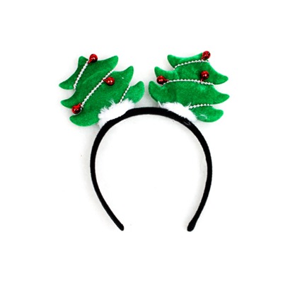 (NEO) 트리방울 머리띠 (초록) 크리스마스머리띠 장식 파티 소품