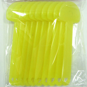 (재미스쿨) 반달조립부채손잡이 노랑 1팩 부채만들기재료